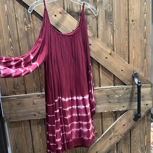 Open shoulder dress